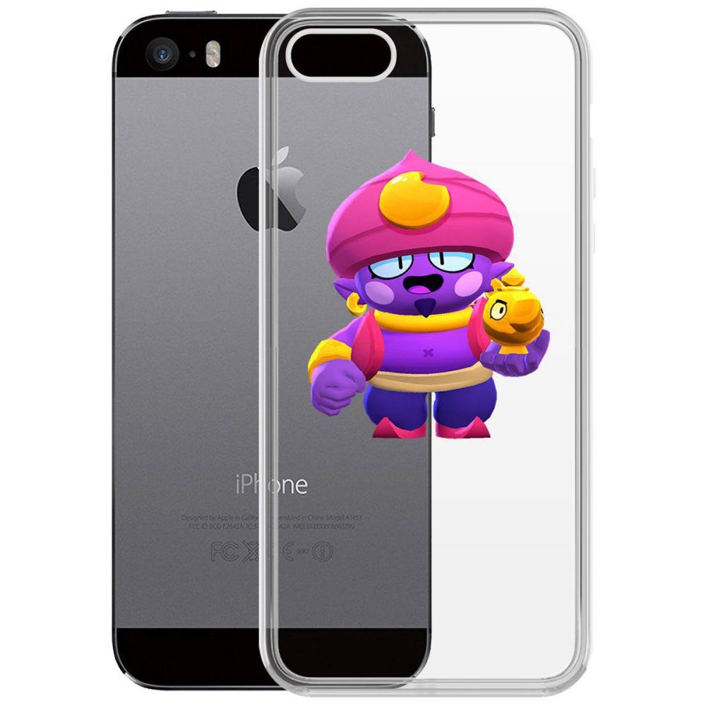 

Чехол-накладка Brawl Stars-Джин для iPhone 5/5s