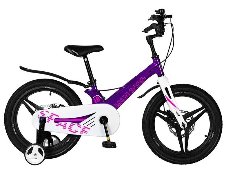 

Велосипед MAXISCOO Space Делюкс-18"-21г. (фиолетовый) MSC-S1806D, Space Делюкс