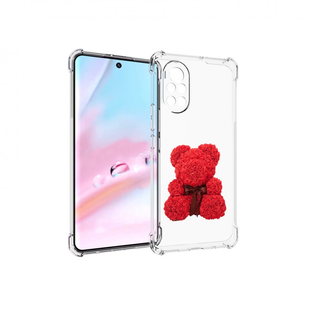 

Чехол MyPads мишка-из-розочек для Huawei Nova 8 (ANG-LX1), Прозрачный, Tocco