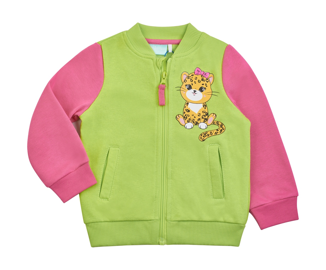 Свитшот детский Kari Baby SS24B13900502 светло-зеленыйрозовый 74 799₽