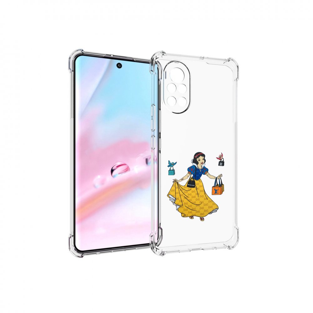 

Чехол MyPads модная-принцесса женский для Huawei Nova 8 (ANG-LX1), Прозрачный, Tocco