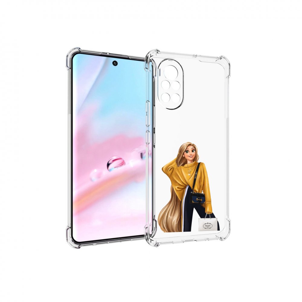 Чехол MyPads модная-рапунсель женский для Huawei Nova 8 (ANG-LX1)