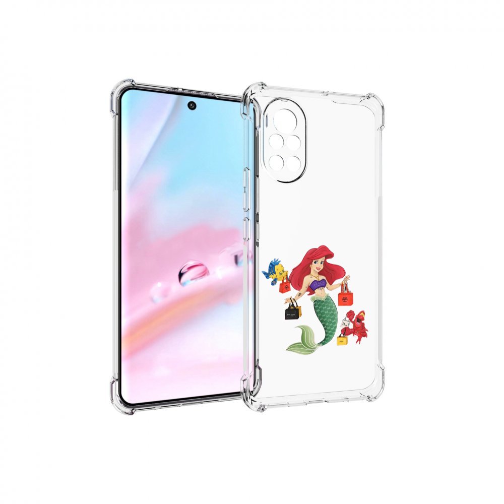 Чехол MyPads модная-русалка женский для Huawei Nova 8 (ANG-LX1)