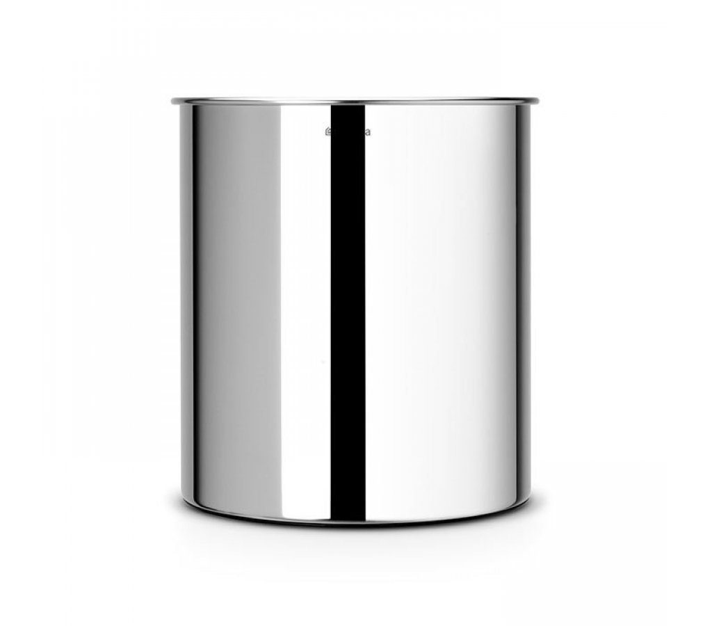 

Корзина для бумаг 7 л стальной полированный Brabantia, 52190-06