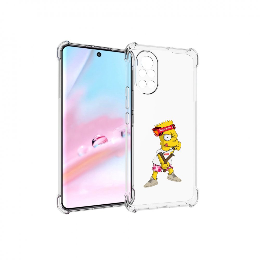 

Чехол MyPads модный-барт-симпсон для Huawei Nova 8 (ANG-LX1), Прозрачный, Tocco