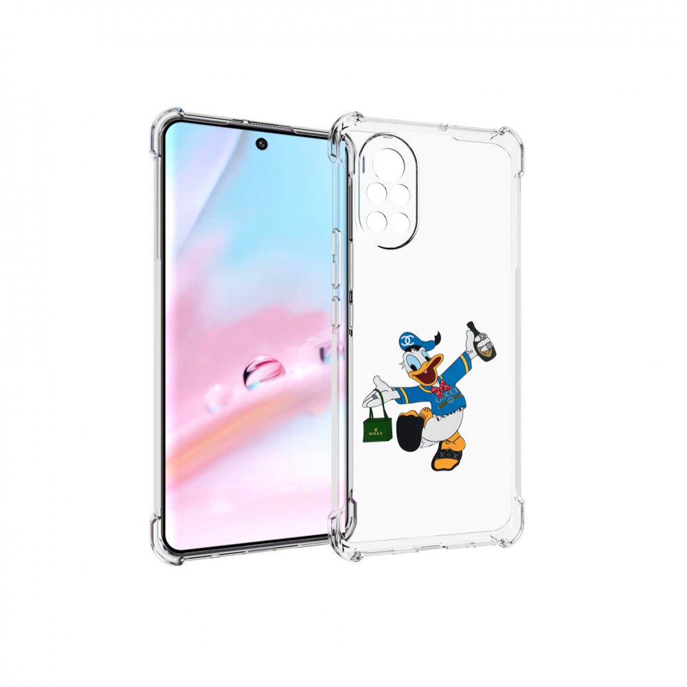 Чехол MyPads модный-дональд-дак для Huawei Nova 8 (ANG-LX1)