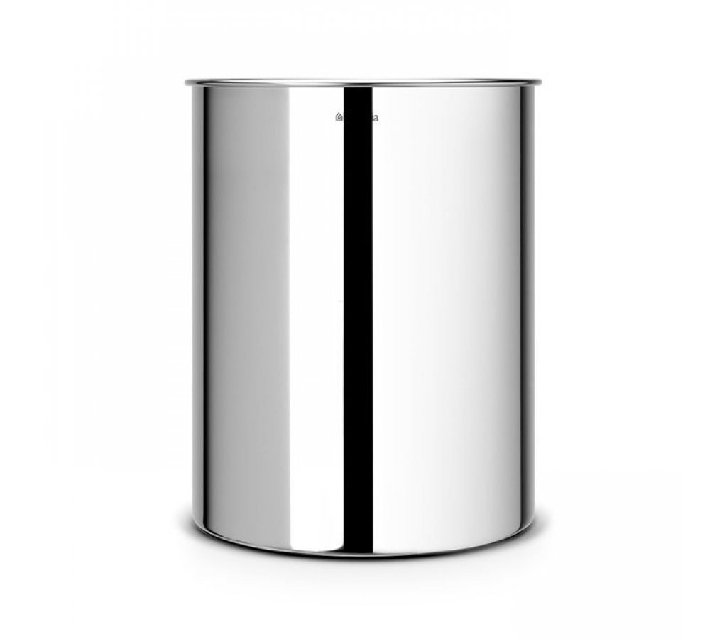 

Корзина для бумаг 15 л стальной полированный Brabantia, 52192-06