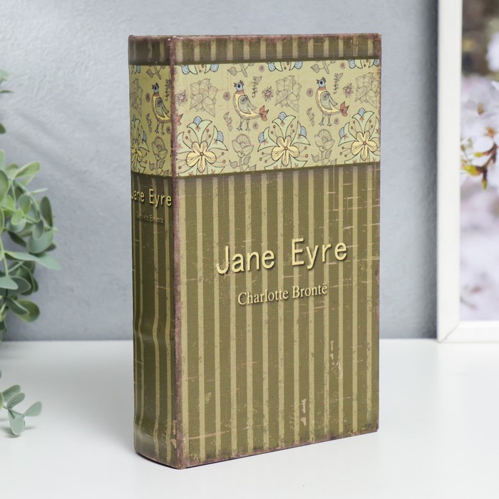 

Сейф-книга дерево кожзам "Джейн Эйр. Шарлотта Бронте" 21х13х5 см