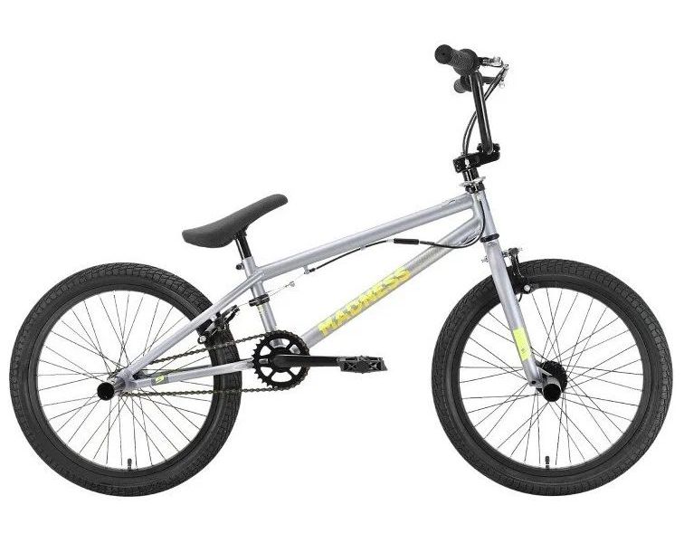 фото Велосипед stark madness bmx 2 2022 one size серый/желтый