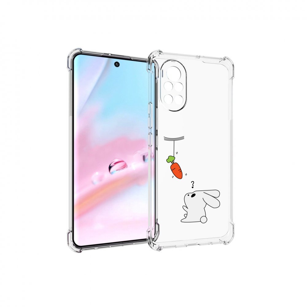 

Чехол MyPads морковка детский для Huawei Nova 8 (ANG-LX1), Прозрачный, Tocco
