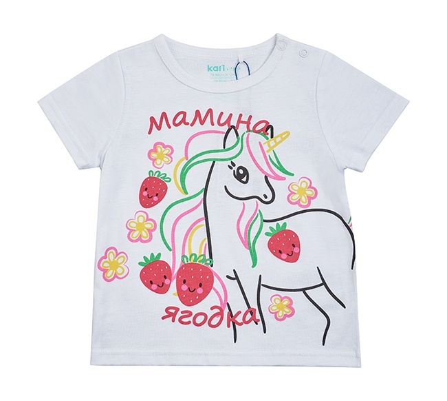 

Лонгслив детский Kari Baby SS24B16101004, белый, 80, 229084