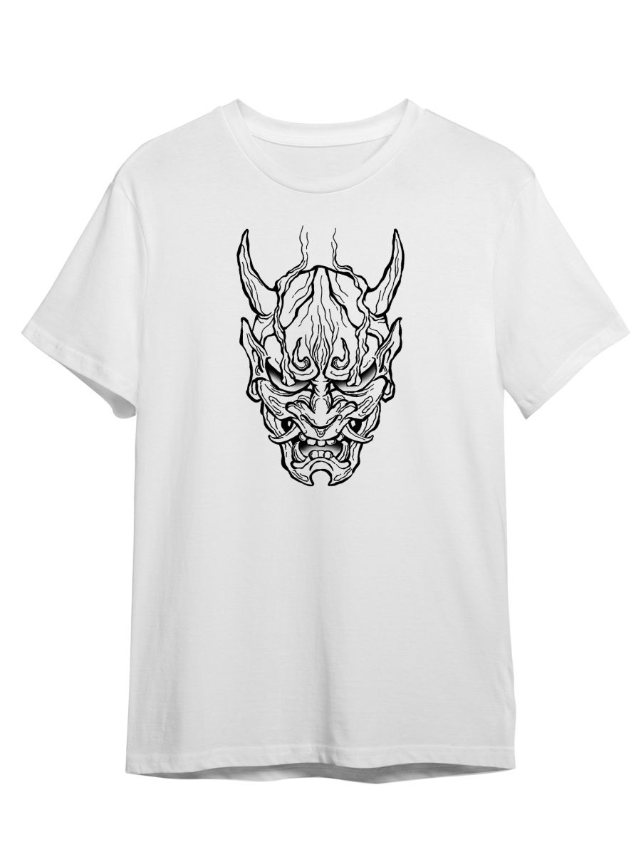 

Футболка унисекс Каждому Своё Аниме/Япония/Демон STAZ2 белая 5XL, "Аниме/Япония/Демон" STAZ2