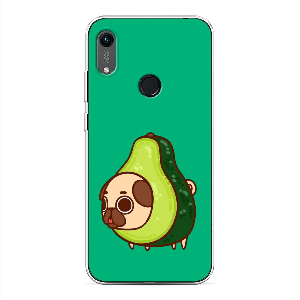 

Чехол на Huawei Y6 2019 "Мопс авокадик", Зеленый, 611550-1