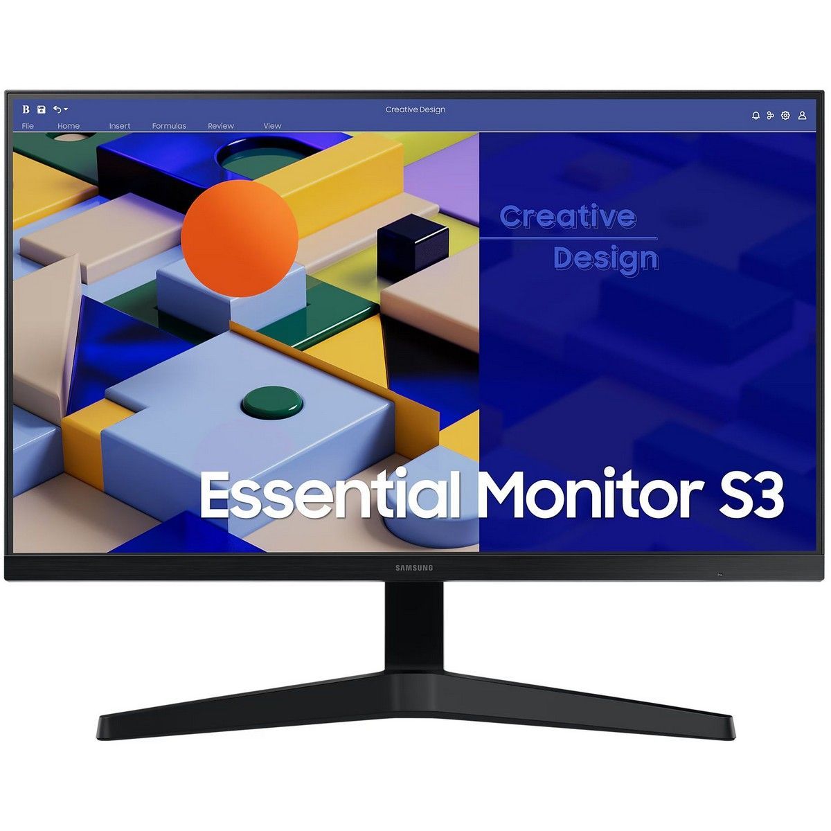 

27" Монитор Samsung черный 75Hz 1920x1080 IPS