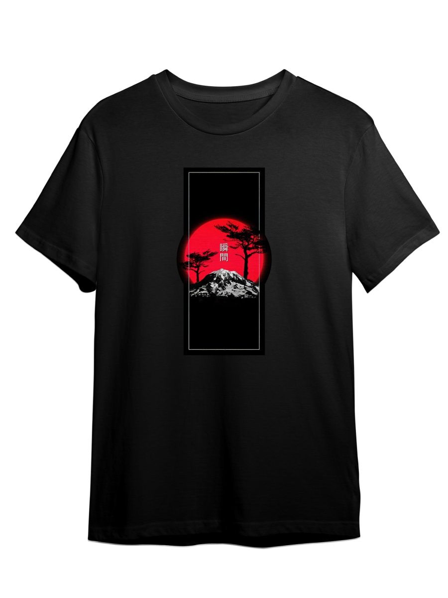 

Футболка унисекс Каждому Своё Аниме/Япония/Солнце STAZ3 черная 5XL, Черный, "Аниме/Япония/Солнце" STAZ3