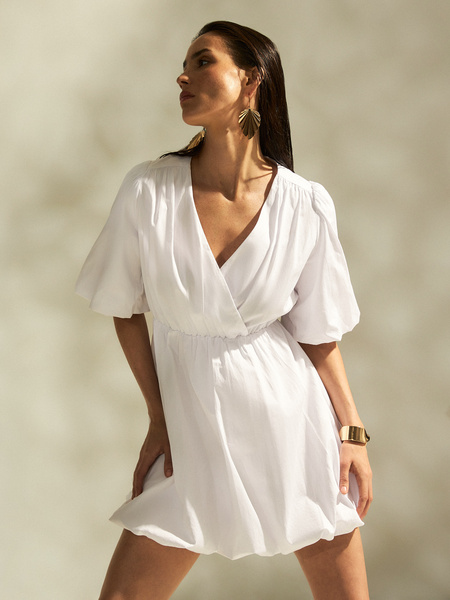 

Платье женское ZARINA 3226034534 белое XS, Белый, 3226034534
