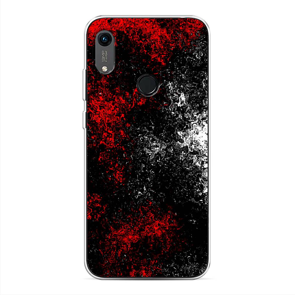 

Чехол на Huawei Y6 2019 "Монотипия", Красный;черный;белый, 611550-3