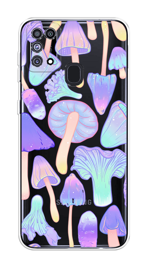 

Чехол на Samsung Galaxy M31 "Пастельные грибы", Фиолетовый;голубой, 2100750-1