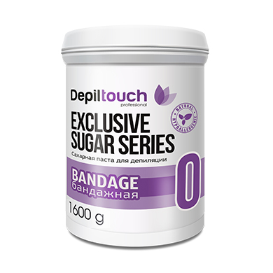 Сахарная паста для депиляции Depiltouch Bandage Бандажная 0 Exclusive sugar series 1600 гр pavia сахарная паста для депиляции medium средняя 600