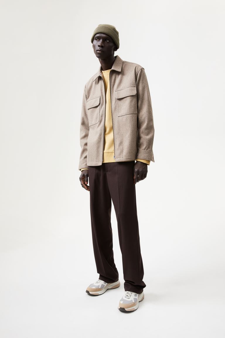 

Рубашка мужская H&M 1084373002 бежевая XL (доставка из-за рубежа), Бежевый, 1084373002