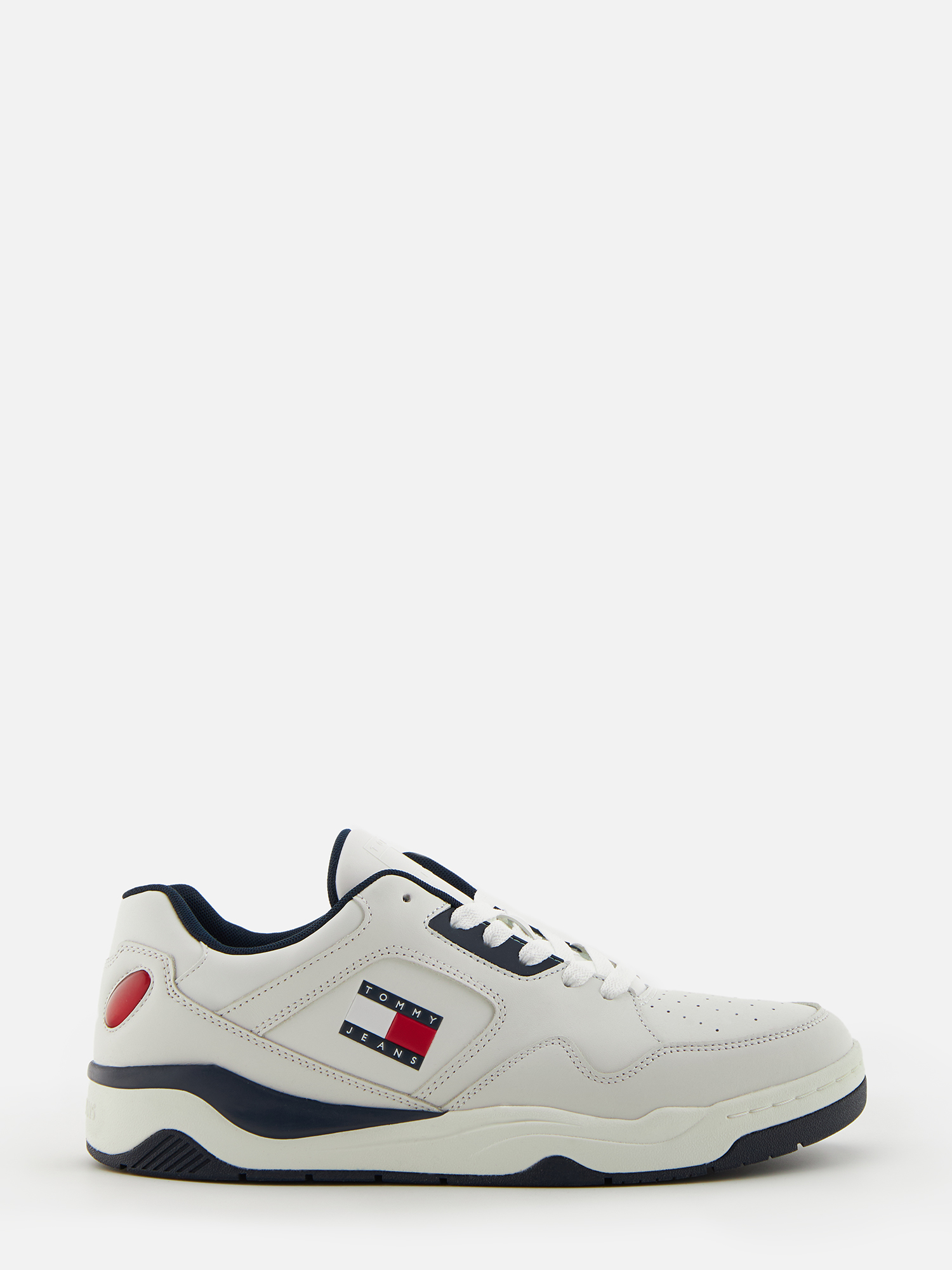 

Кроссовки мужские Tommy Hilfiger EM0EM013790G1 белые 40 EU, Белый, EM0EM013790G1