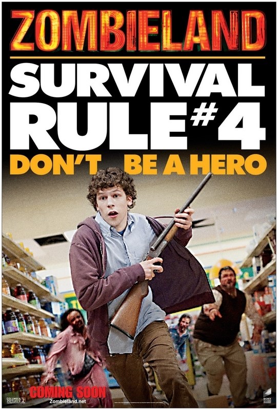 

Постер к фильму "Добро пожаловать в Zомбилэнд" (Zombieland) 50x70 см
