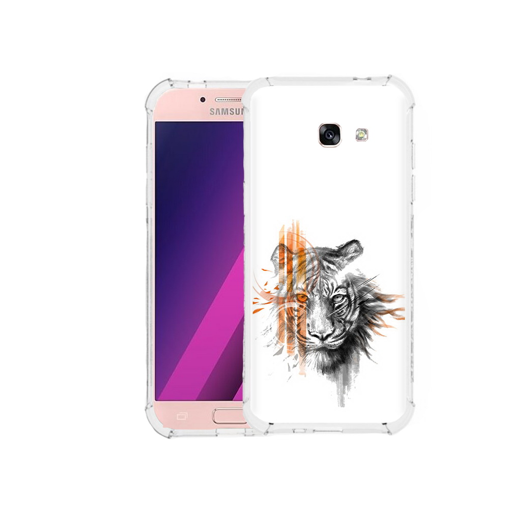 

Чехол MyPads Tocco для Samsung Galaxy A5 огненный тигр (PT51293.578.526), Прозрачный, Tocco