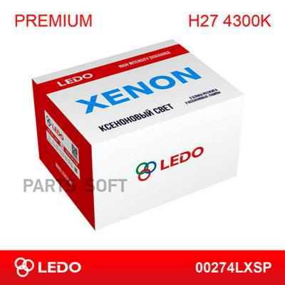 

Комплект Ксенона H27 4300K Ledo Premium (Ac/12V) LEDO 00274lxsp
