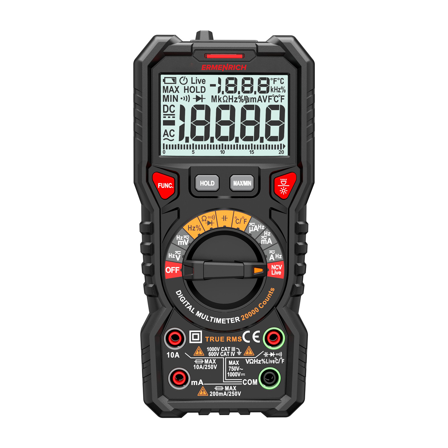 

Цифровой мультиметр Ermenrich Zing TC32, TC32