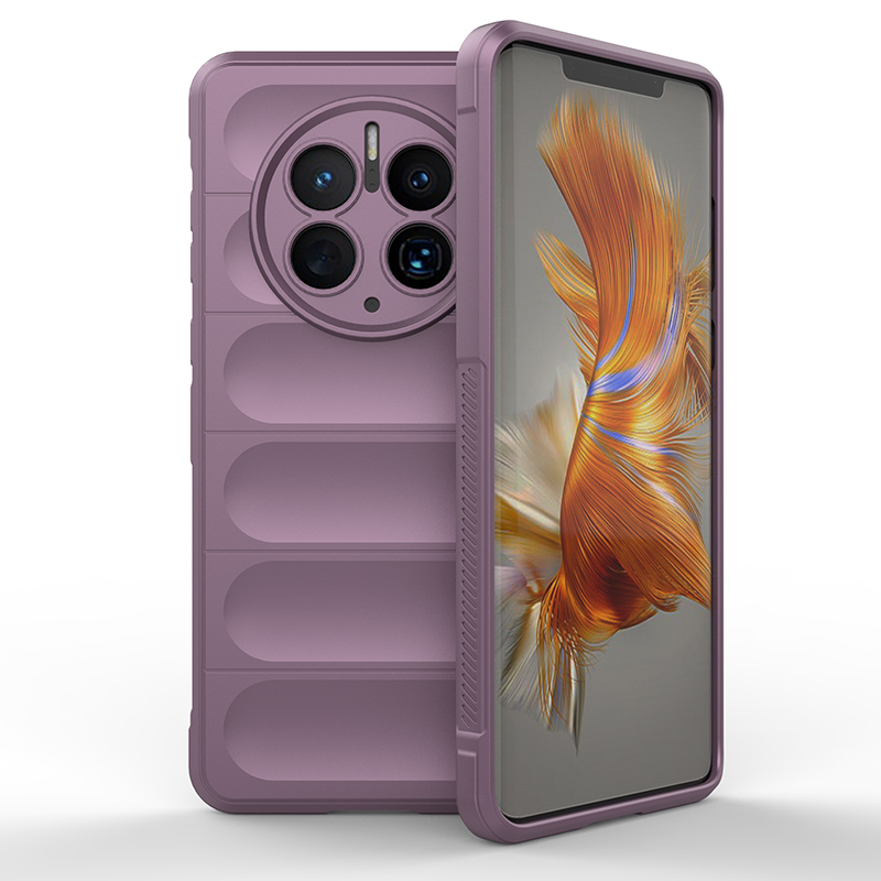 

Противоударный чехол Black Panther Flexible Case для Huawei Mate 50 Pro, сиреневый, Фиолетовый, Flexible Case