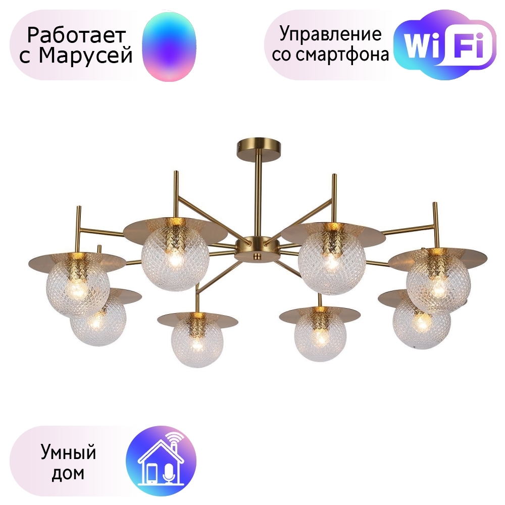 

Люстра на штанге F-Promo Roshni с поддержкой Маруся 3049-8P-М