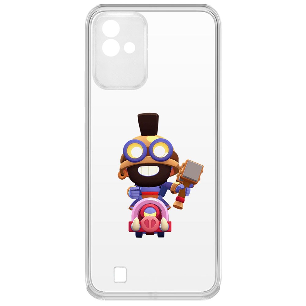 

Чехол-накладка Brawl Stars-Карл Всадник на кабане для Realme Narzo 50i