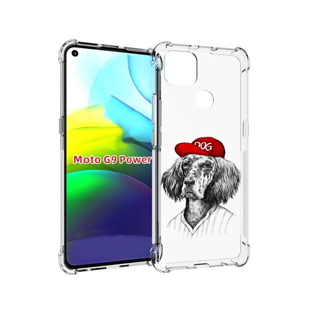 

Чехол MyPads дог для Motorola Moto G9 Power, Прозрачный, Tocco