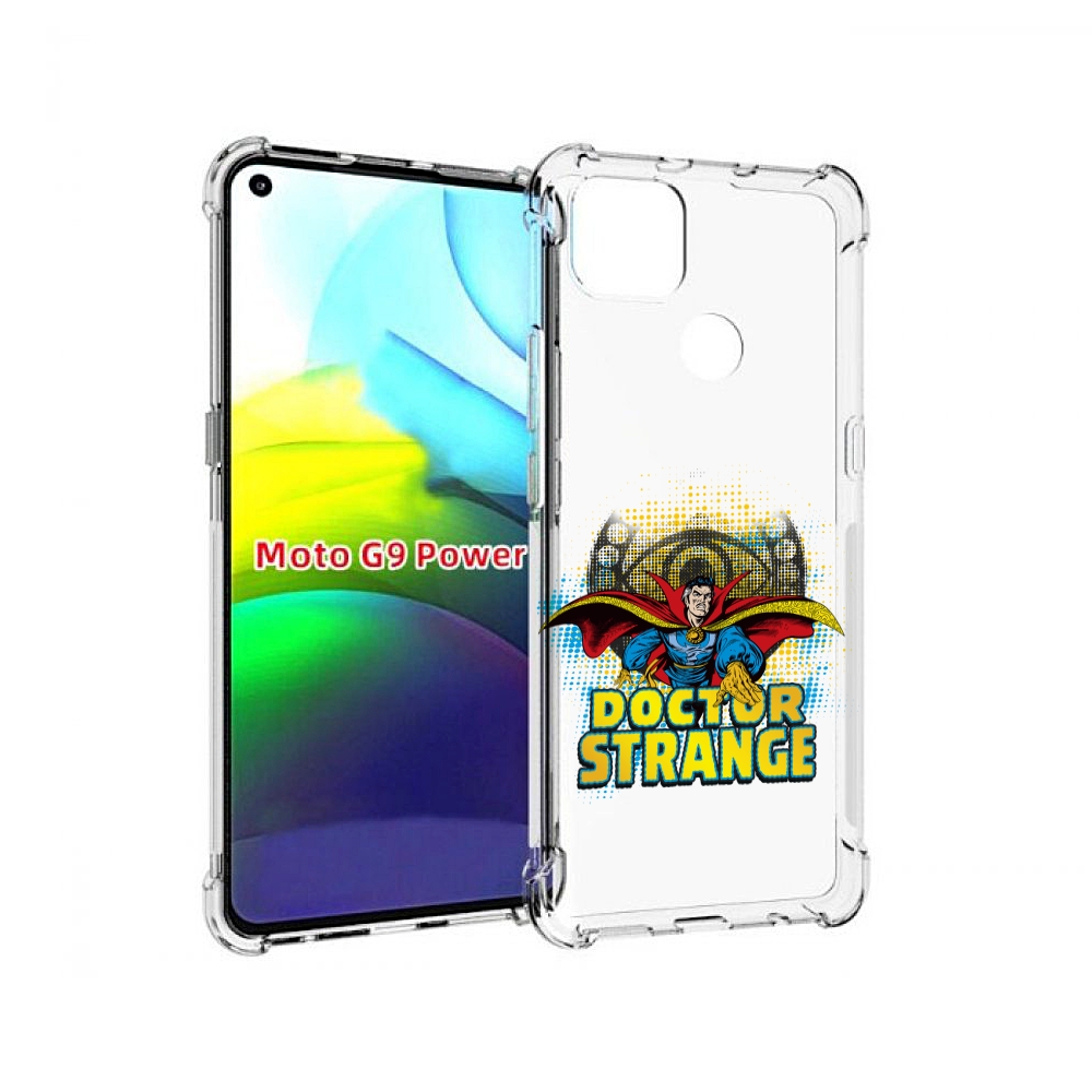 

Чехол MyPads доктор стренж рисунок для Motorola Moto G9 Power, Прозрачный, Tocco