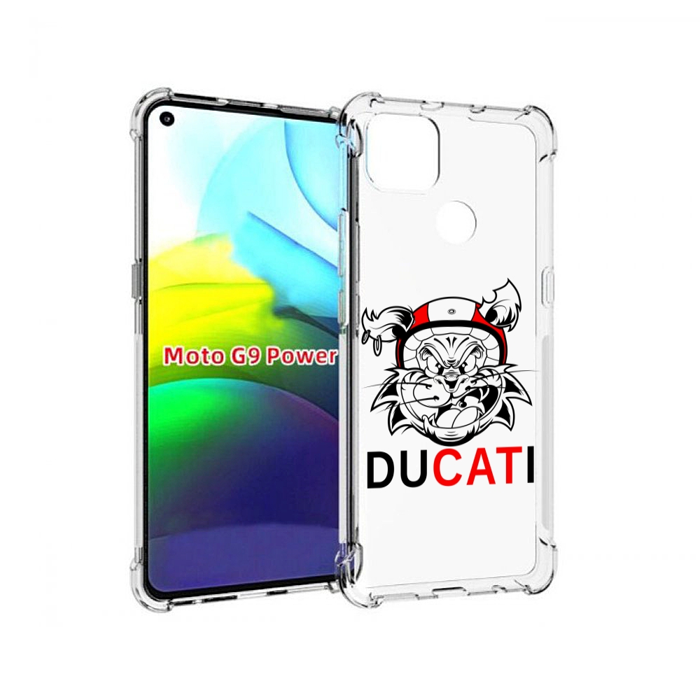 

Чехол MyPads дукати для Motorola Moto G9 Power, Прозрачный, Tocco