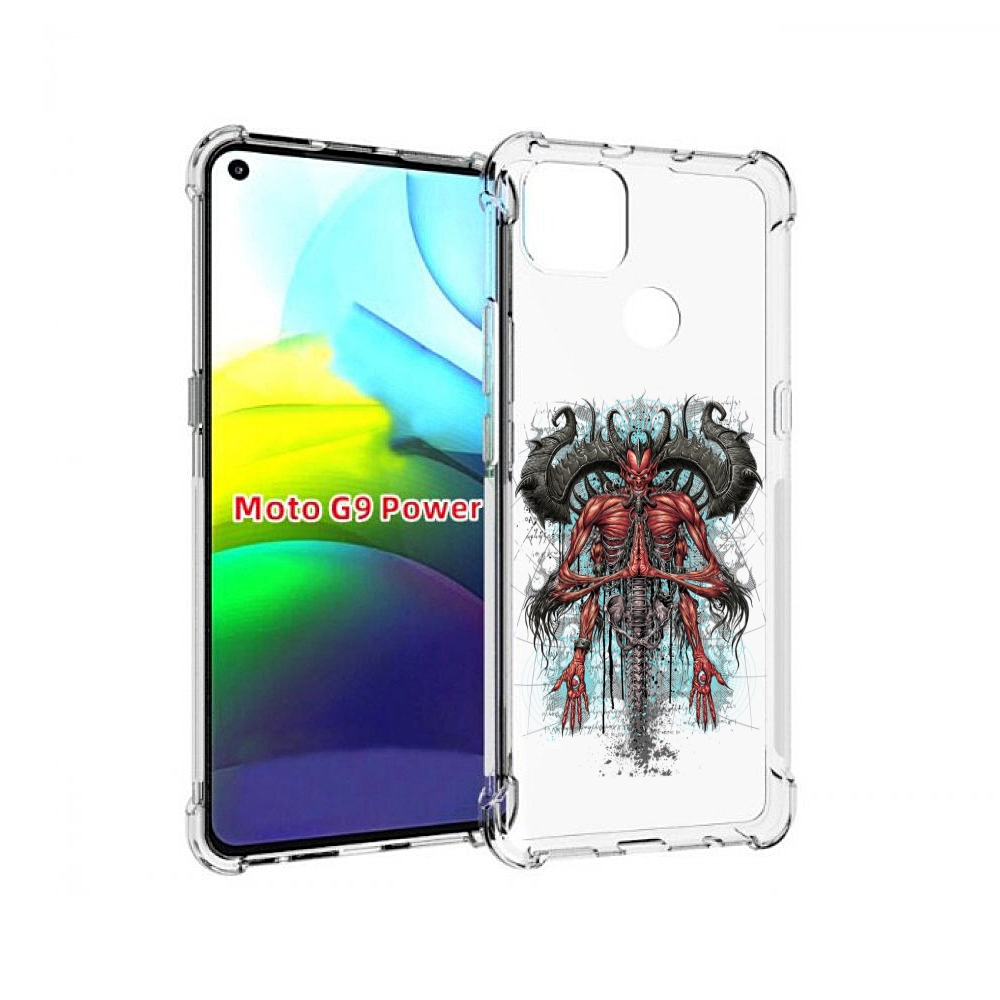

Чехол MyPads дьявол для Motorola Moto G9 Power, Прозрачный, Tocco