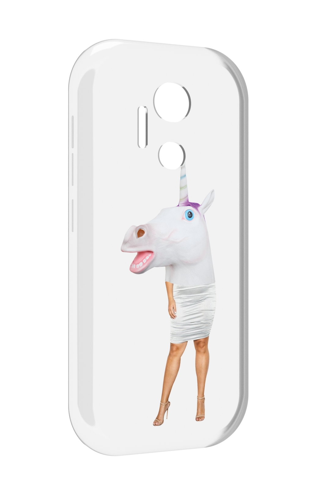 

Чехол MyPads голова-единорога для doogee x97 pro, Прозрачный, Tocco