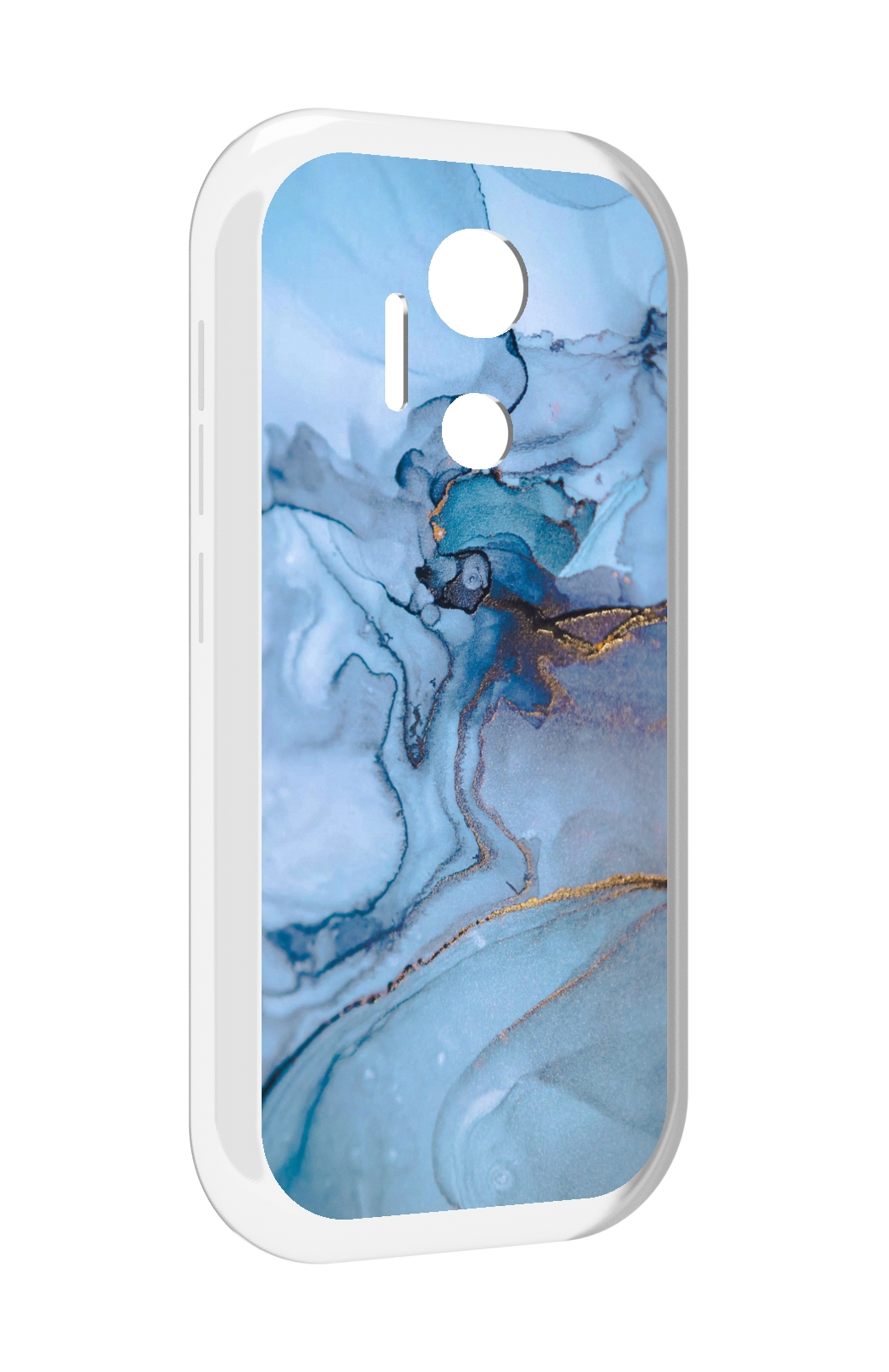 

Чехол MyPads голубой мрамор для doogee x97 pro, Прозрачный, Tocco