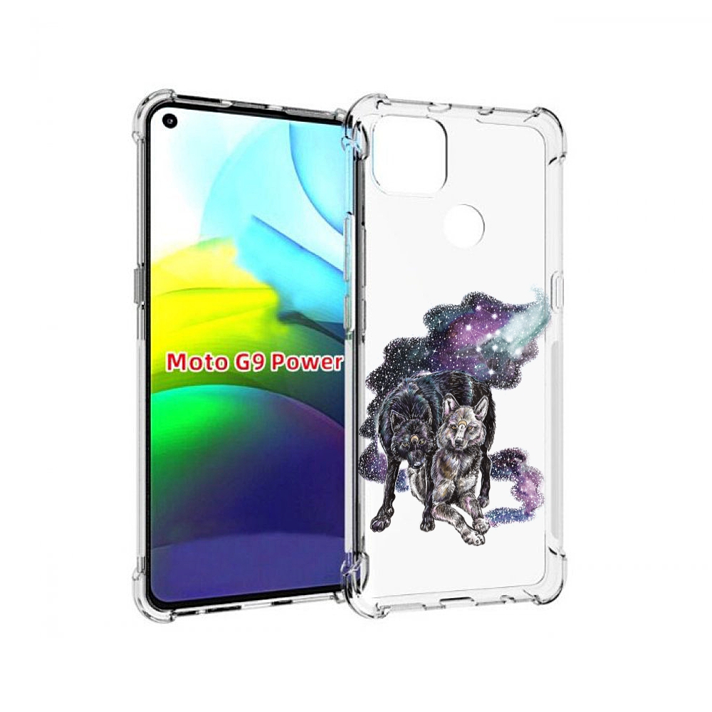 

Чехол MyPads звездные волки для Motorola Moto G9 Power, Прозрачный, Tocco