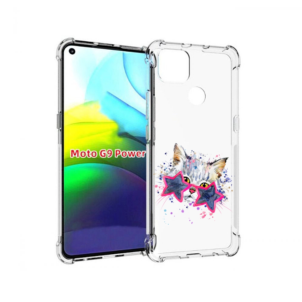 

Чехол MyPads звездные очки для Motorola Moto G9 Power, Прозрачный, Tocco