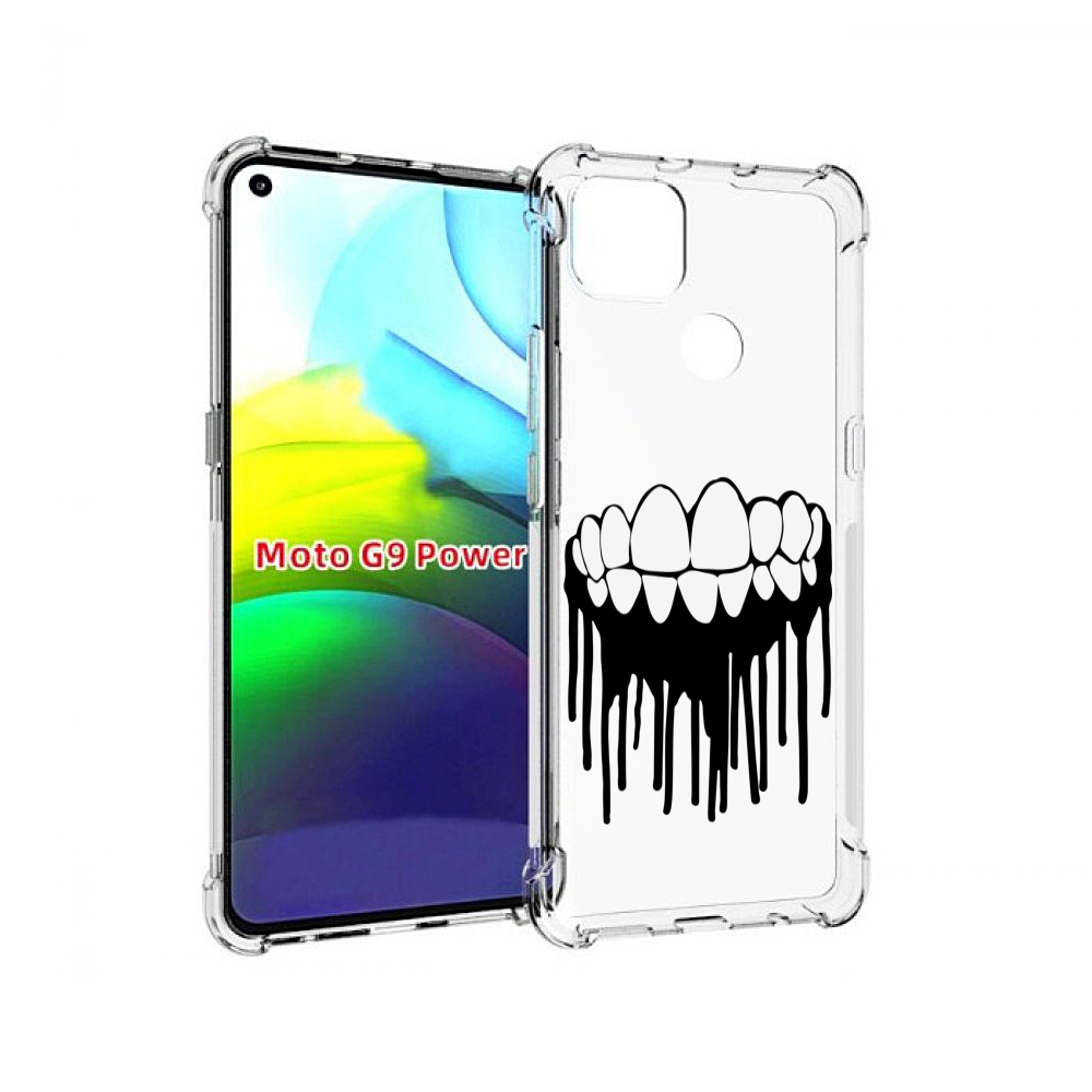 

Чехол MyPads зубы для Motorola Moto G9 Power, Прозрачный, Tocco