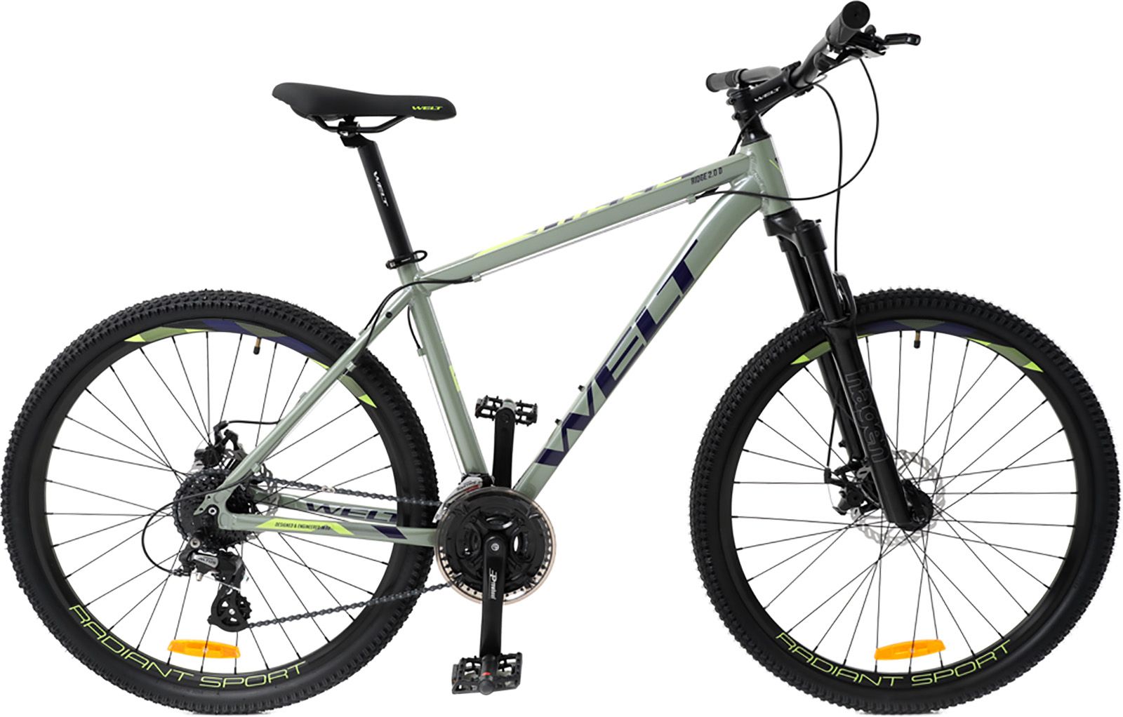

Велосипед WELT Ridge 2.0 D 27 18"-22г. (армейский зеленый), Ridge 2.0 D