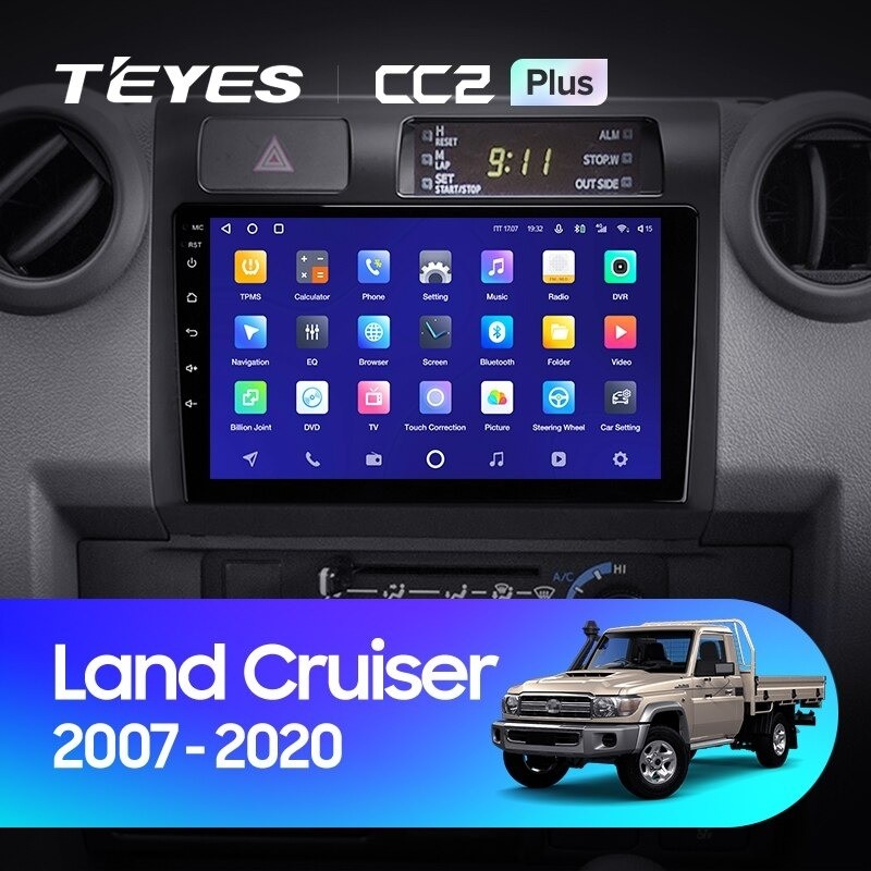 

Штатная магнитола Teyes CC2 Plus 6/128 Toyota Land Cruiser 70 Series LC 79 (2007-2020), CC2 Plus