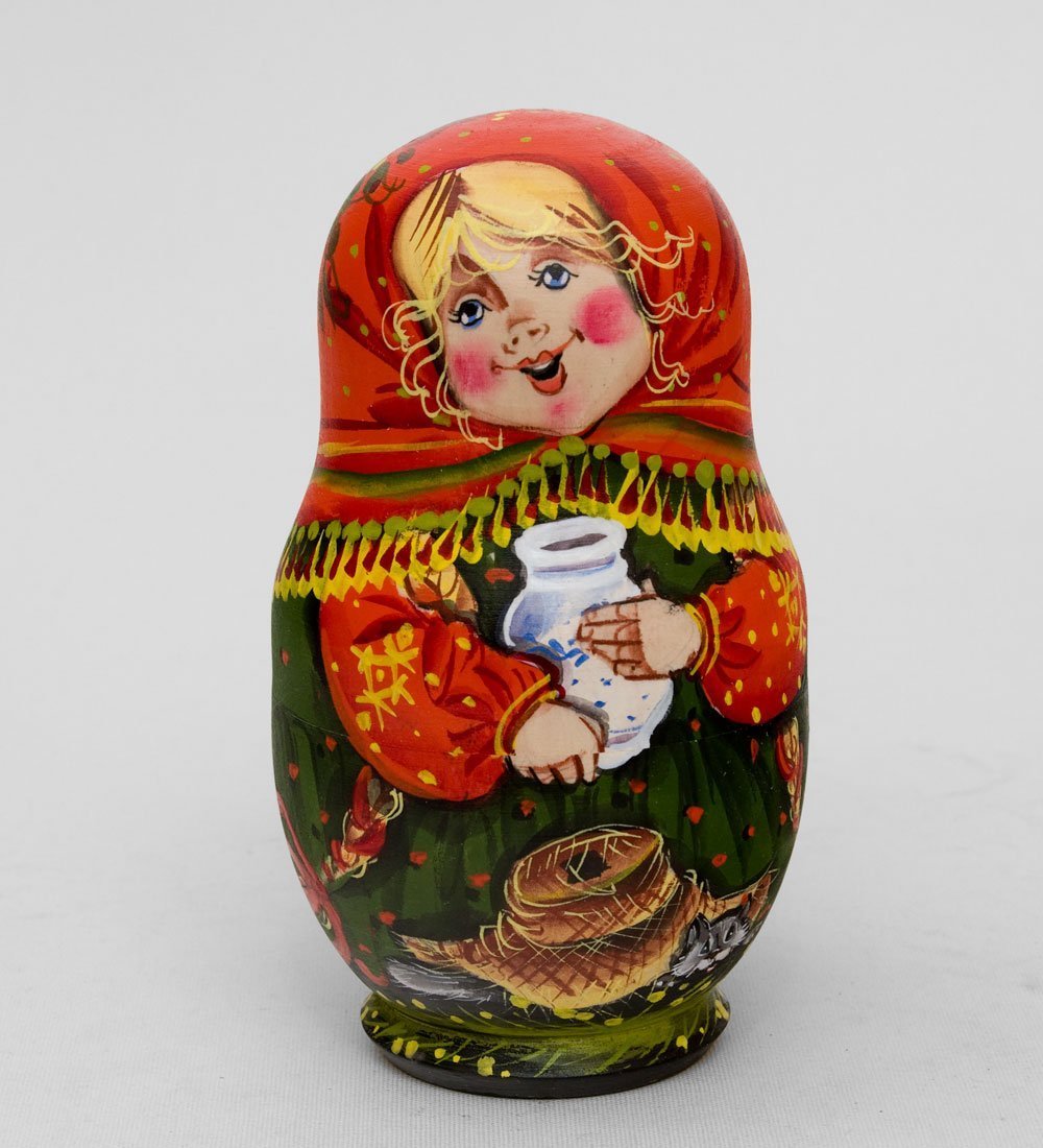 

Матрешка Кошка в шляпе