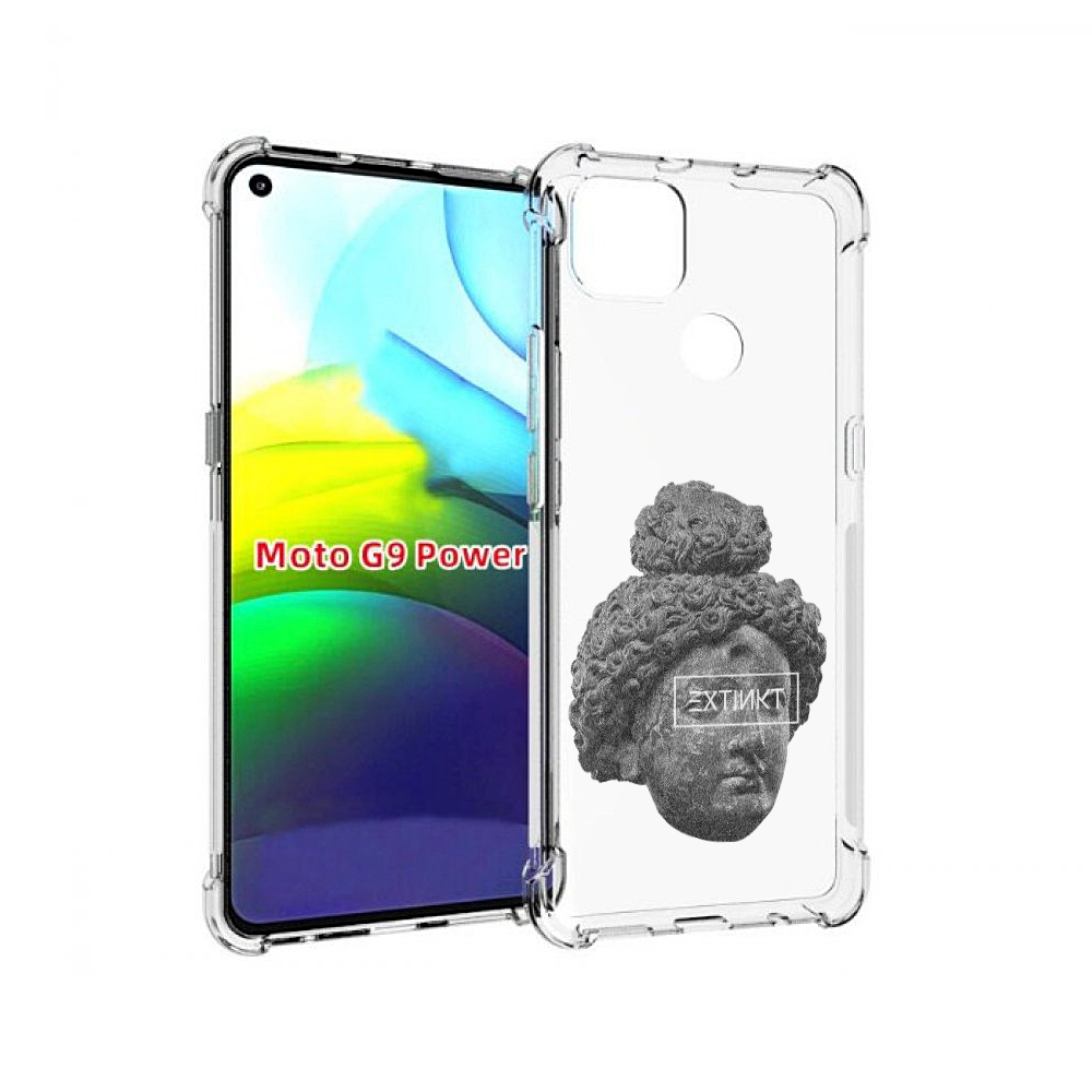 

Чехол MyPads каменное лицо девушки для Motorola Moto G9 Power, Прозрачный, Tocco
