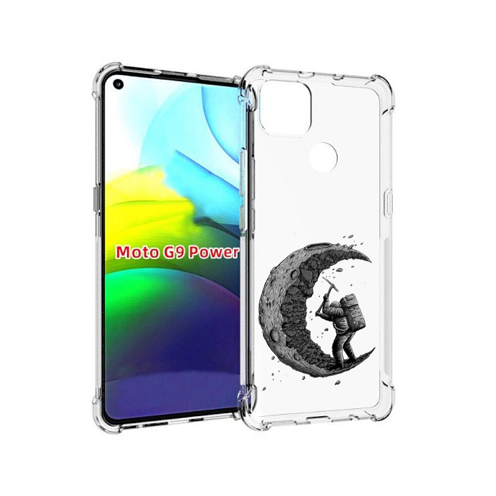 

Чехол MyPads камненная луна для Motorola Moto G9 Power, Прозрачный, Tocco