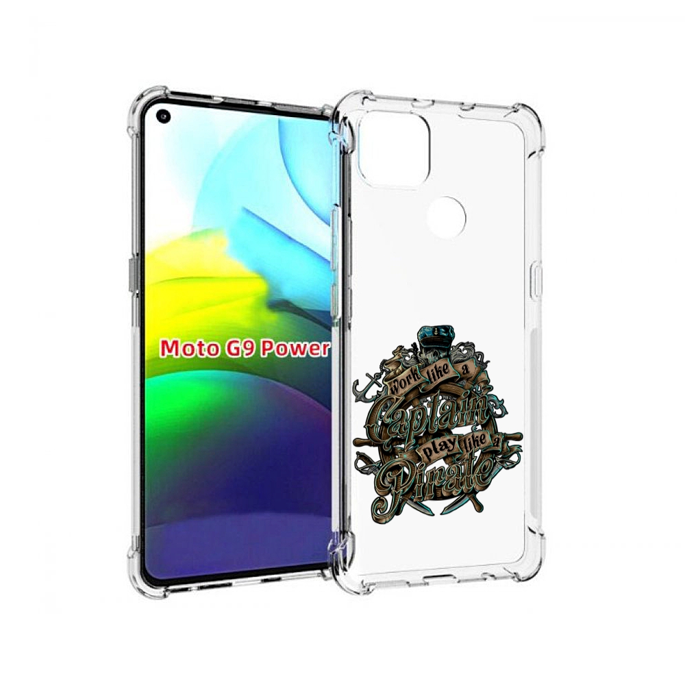 

Чехол MyPads капитан пиратов для Motorola Moto G9 Power, Прозрачный, Tocco