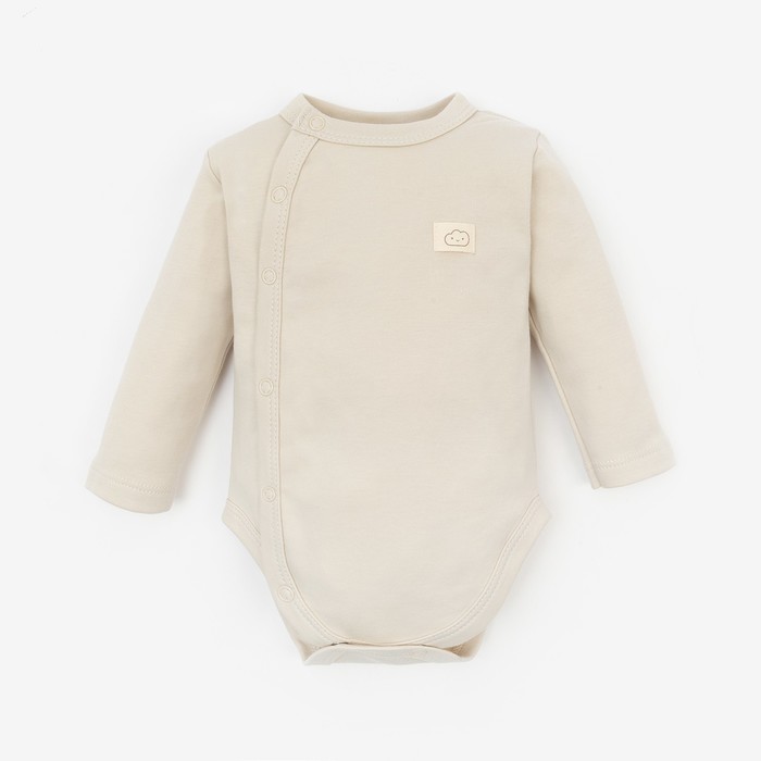 

Боди с длинным рукавом Крошка Я, BASIC LINE, 74-80, молочный, BASIC LINE Крошка Я