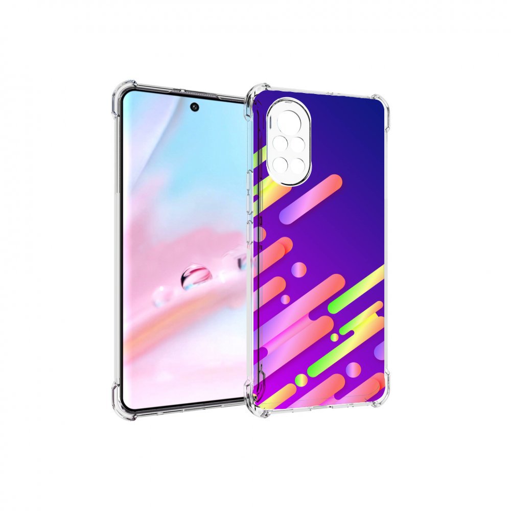 Чехол MyPads неоновый-фон для Huawei Nova 8 (ANG-LX1)