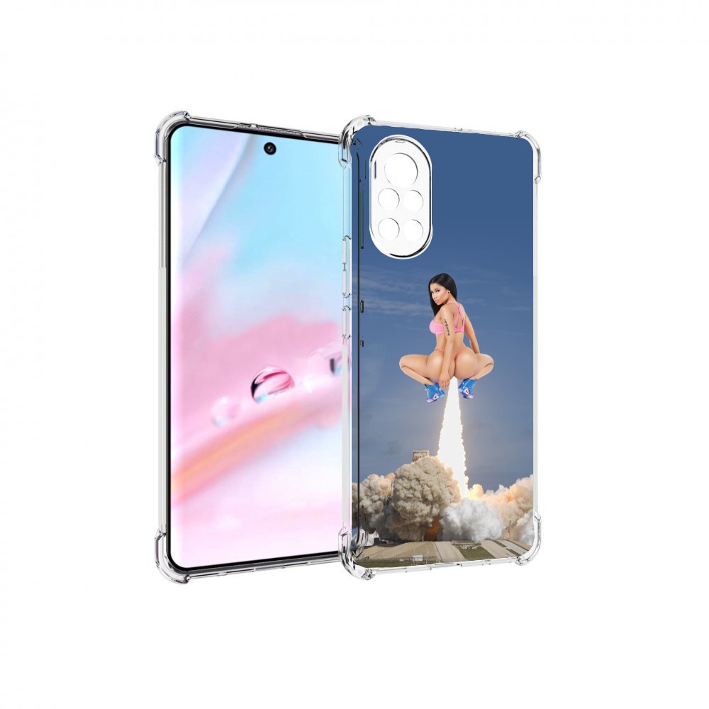 

Чехол MyPads ники-минаж-ракета детский для Huawei Nova 8 (ANG-LX1), Прозрачный, Tocco